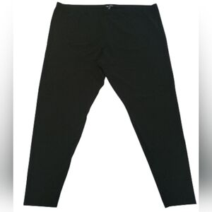 Eileen Fisher Women's Stretch Jersey Knit Ankle Black Legging 3X